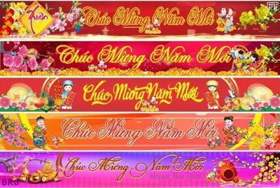File gốc file inbăng rôn chúc mừng năm mới BR6 (in lụa) tranh mã đáo