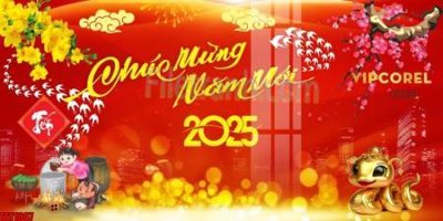 Ảnh mô tả file gốc in mica file in banner tết 2025 phông tết tất niên khai xuân chúc mừng năm mới 2025 TET1007