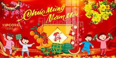 Download file file in banner tết 2025 phông tết tất niên khai xuân chúc mừng năm mới 2025 TET1043 (gốc) in mica cao cấp