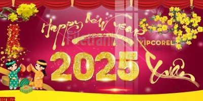 Ảnh gốc file in banner tết 2025 phông tết tất niên khai xuân chúc mừng năm mới 2025 TET1072 (siêu chi tiết) để in ấn