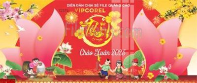 File tranh ảnh gốc file in banner tết 2025 phông tết tất niên khai xuân chúc mừng năm mới 2025 TET1085 dùng cho in khổ lớn