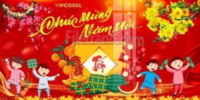 Tải file gốc file in banner tết 2025 phông tết tất niên khai xuân chúc mừng năm mới 2025 TET1097 (in khổ lớn) không mờ