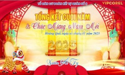 File gốc file in banner tết 2025 phông tết tất niên khai xuân chúc mừng năm mới 2025 TET1156 (in mica) làm bảng hiệu