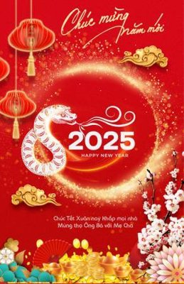 File in trần File in thông báo nghỉ tết 2025TET1204 (bản gốc) hoa văn