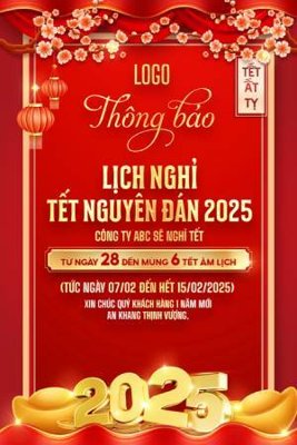 Tải về file tranh gốc File in thông báo nghỉ tết 2025TET1233 (để in quảng cáo)