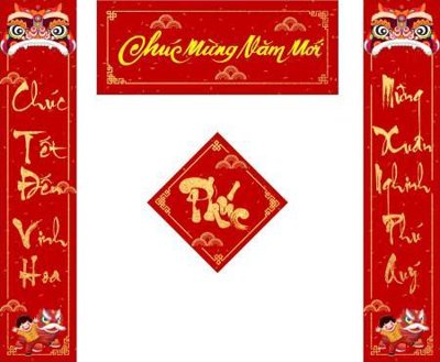 File in ấn chuyên nghiệp file câu đối tết chúc mừng năm mới 2025 TET1420 (file gốc)