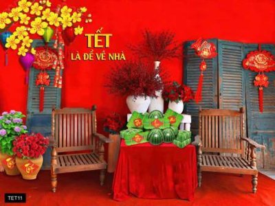 File ảnh gốc File tiểu cảnh tết check in phông tết 2025 TET1469 (chuyên in mica)