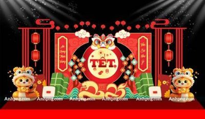 File ảnh File backdrop decor check in xuân ất tỵ 2025 TET1733 (gốc) in poster