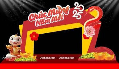 Mua file gốc File backdrop decor check in xuân ất tỵ 2025 TET1737 (PSD) tại Filetranh.com