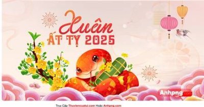 File gốc File phông nền tiệc tất niên tết 2025 Background backdrop chào xuân ất tỵ TET1807 (in lụa) họa tiết 3D