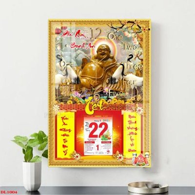 File in mica File in đốc lịch block lịch DL1004 (bản gốc) làm vách ngăn