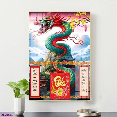 File tranh File in đốc lịch tết block lịch TDL2031 (ảnh gốc) in trần xuyên sáng