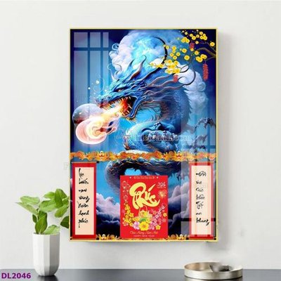 File in trần File in đốc lịch tết block lịch TDL2046 (file gốc) phong thủy