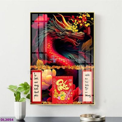 File in lụa File in đốc lịch tết block lịch TDL2054 (hoa văn) File in đốc lịch tết block lịch TDL2054