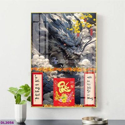 File gốc File in đốc lịch tết block lịch TDL2056 (in tráng gương) nghệ thuật