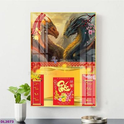 File in ấn cao cấp File in đốc lịch tết block lịch TDL2073 (file gốc)