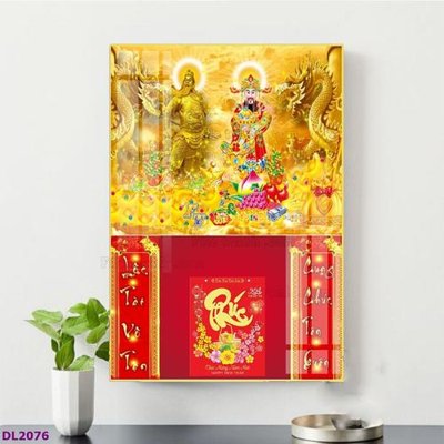 File in ấn cao cấp File in đốc lịch tết block lịch TDL2076 (file gốc)