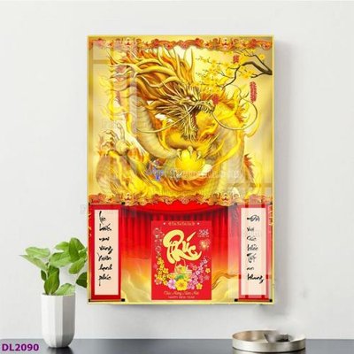 File in mica File in đốc lịch tết block lịch TDL2090 (bản gốc) làm vách ngăn