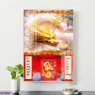 File gốc File in đốc lịch tết block lịch TDL2091 (trang trí) phòng ngủ