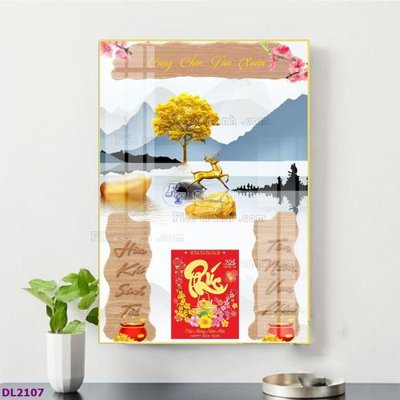 File tranh File in đốc lịch tết block lịch TDL2107 (ảnh gốc) độc quyền