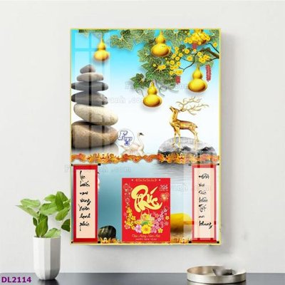 Ảnh gốc File in đốc lịch tết block lịch TDL2114 (độ nét cao) in tráng gương