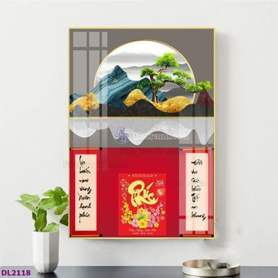 Cung cấp file tranh gốc File in đốc lịch tết block lịch TDL2118 độc quyền