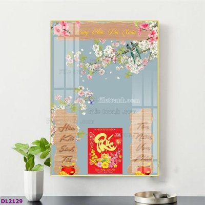 File gốc File in đốc lịch tết block lịch TDL2129 (thiết kế) độc quyền