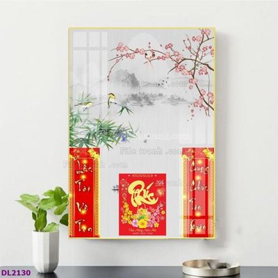 File ảnh File in đốc lịch tết block lịch TDL2130 (gốc) cho trang trí nhà hàng