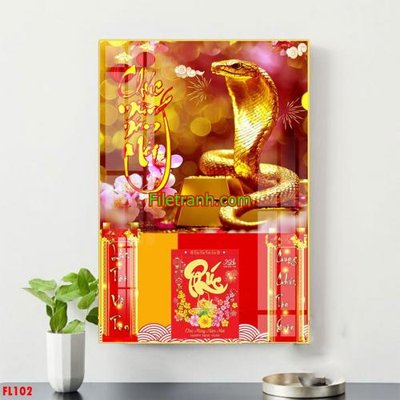 File tranh File in tranh đốc lịch tết block lịch FL102 (bản gốc) treo tường