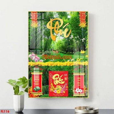 File in lụa File in tranh đốc lịch tết block lịch FL116 (phong cảnh) File in tranh đốc lịch tết block lịch FL116