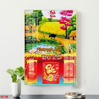 File gốc File in tranh đốc lịch tết block lịch FL130 (cho in ấn) độc quyền