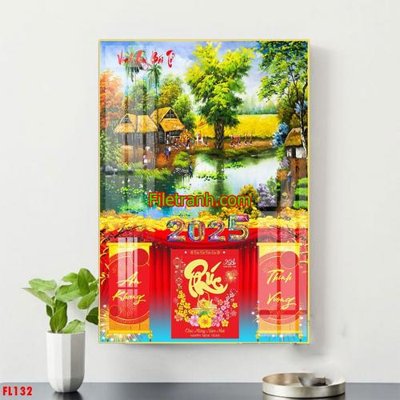 Tải file gốc File in tranh đốc lịch tết block lịch FL132 (in tráng gương) 3DFile gốc File in tranh đốc lịch tết block lịch FL132 (sẵn sàng in) chất lượng cao