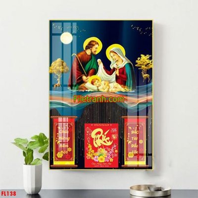 Tải file gốc File in tranh đốc lịch tết block lịch FL138 (bản PSD) đầy đủ layer