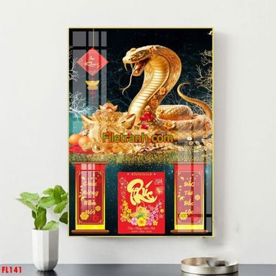 Tải file File in tranh đốc lịch tết block lịch FL141 (gốc) in tranh tráng gương