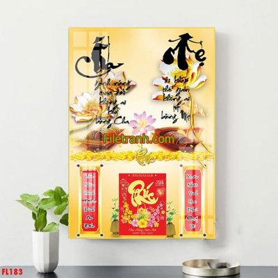 Mua file gốc File in tranh đốc lịch tết block lịch FL183 (PSD) tại Filetranh.com