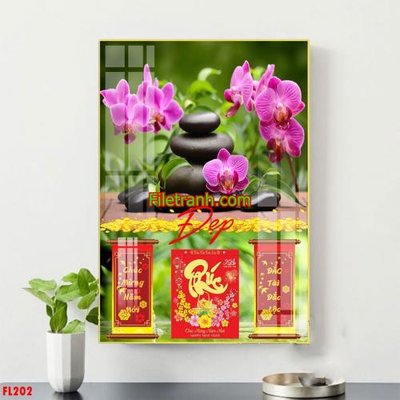 File tranh File in tranh đốc lịch tết block lịch FL202 (gốc) in film