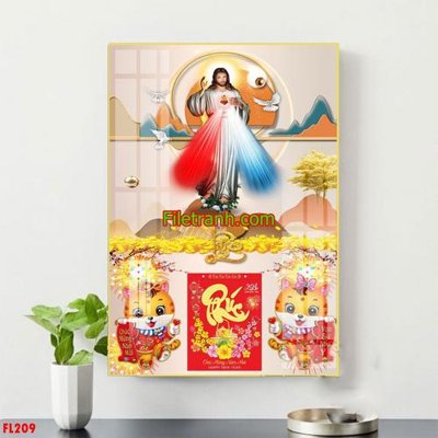 File gốc File in tranh đốc lịch tết block lịch FL209 (ảnh chi tiết) để in ấn