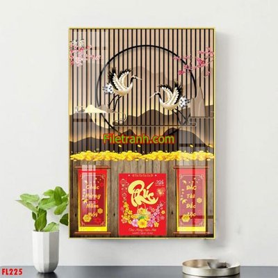 File in trần File in tranh đốc lịch tết block lịch FL225 (bản gốc) 5D