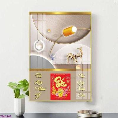 File tranh File in đốc lịch tết block lịch TDL2143 (ảnh gốc) chi tiết rõ ràng