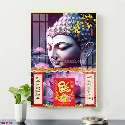 File tranh trang trí File in đốc lịch tết block lịch TDL2250 (file gốc)