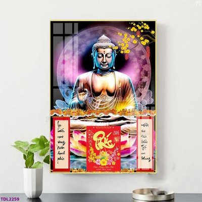 File tranh File in đốc lịch tết block lịch TDL2259 (gốc) in film