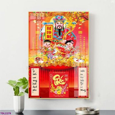 Mua file tranh gốc File in đốc lịch tết block lịch TDL2279 tại Filetranh.com