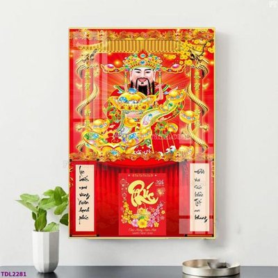 Download file gốc File in đốc lịch tết block lịch TDL2281 (in mica) trong suốt