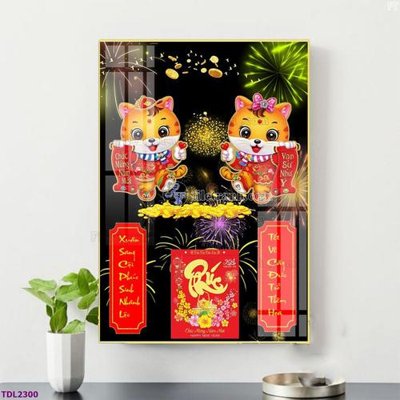 File tranh gốc File in đốc lịch tết block lịch TDL2300 chủ đề hiện đại