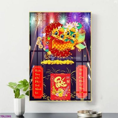 File tranh File in đốc lịch tết block lịch TDL2301 (ảnh gốc) cho in ấn kỹ thuật số