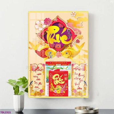 Download file gốc File in đốc lịch tết block lịch TDL2321 (in mica) trang trí