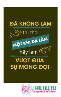 Tải file Đã không làm thì thôi một khi đã làm hãy làm vượt qua sự mong đợi (gốc) chủ đề hoa sen