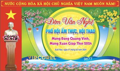 Tải về hình ảnh gốc Đêm Văn Nghệ phố hội ẩm thực, hội thao 2024 vector sắc nét