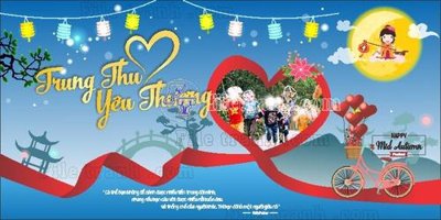 File PSD 28+ Backdrop trung thu (10) (gốc) nhiều lớp (multi-layer)