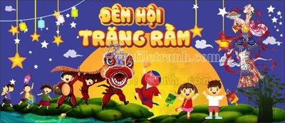 File tranh gốc 28+ Backdrop trung thu (5) chủ đề hiện đại